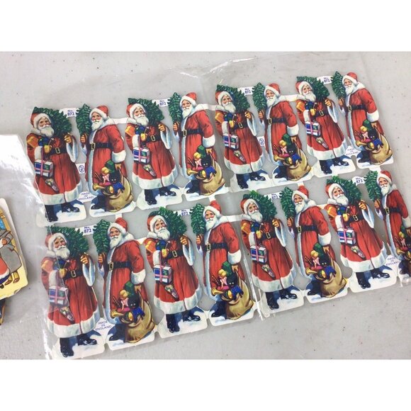 Vintage Christmas Holiday Decorations Cut Outs NEW - Picture 8 of 8